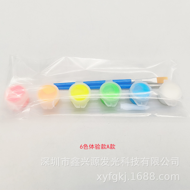 3ml pigmento acrílico luminoso DIY pintura luminosa fluorescente a base de agua pintura de pared pintura a mano pintura de arte de graffiti líquido fluorescente