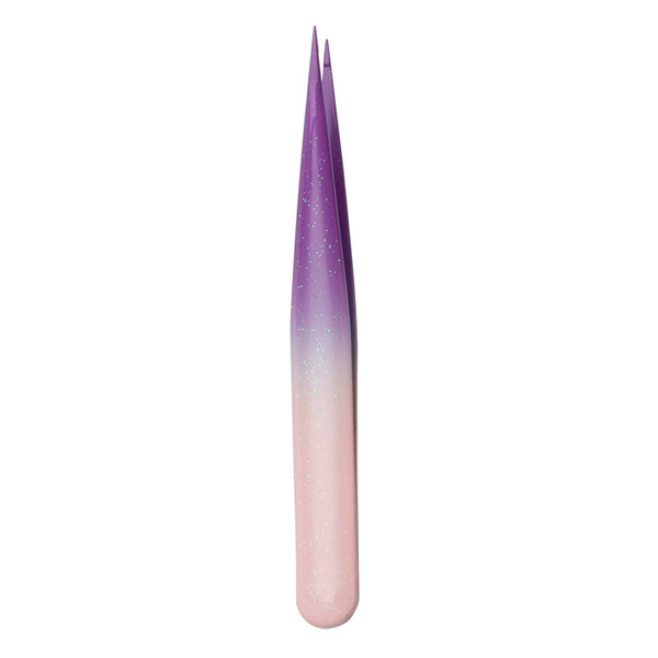 Purple apricot gradient (pointed eyebrow clip)