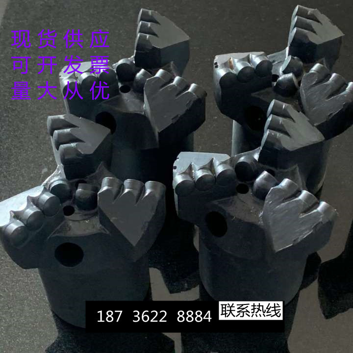 烧结体113三翼钻头 金刚石复合片 PDC合金 钻探探水系列 包邮