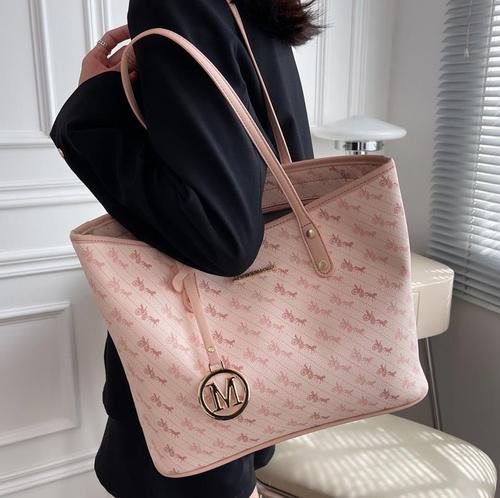 High-quality texture women's large capacity  new summer versatile simple shoulder bag for school commuting tote bag