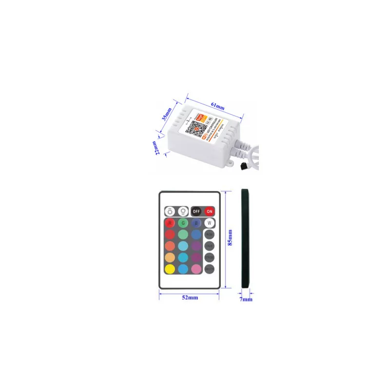 Controller, industrial lamp, light strip, graffiti, bluetooth, 24 keys