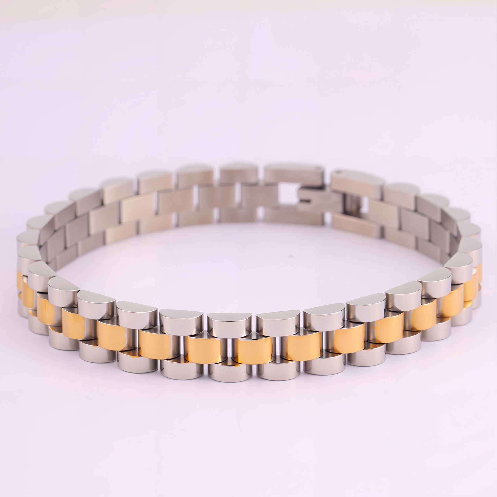 304L de precisión de acero inoxidable pulsera de marca no decolor joyas de pulsera