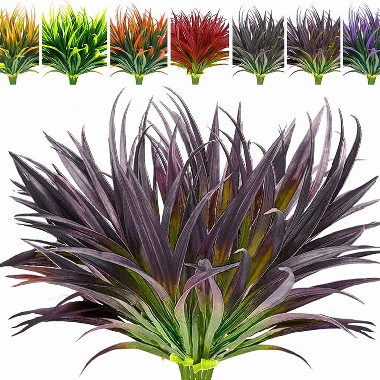 Lan Xinfang Cross-border Artificial Hanging Orchid Bouquet Decorative Artificial Flowers North American Gardening Outdoor Decoration Fake Flowers Factory Direct Sales