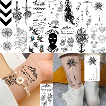 �羳�¿�ins��ָ�ֱ�������ˮתӡ������ֽTEMUŷ��tattoo����ѷ