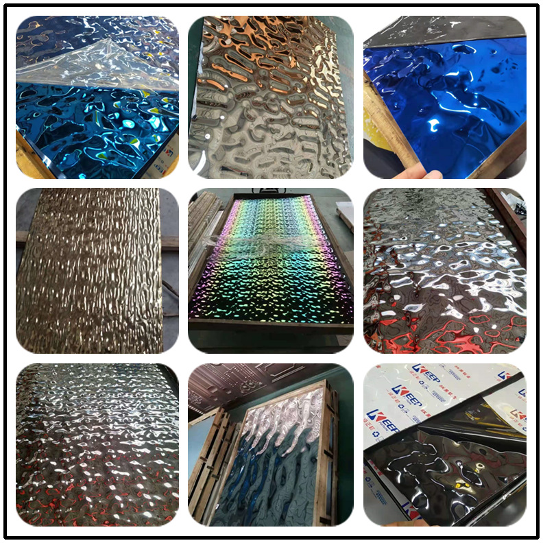 金色不锈钢吊顶波纹板