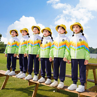 Children's Clothing Primary School Students' Class Clothes Spring and Autumn Clothes Children's School Uniform Cotton suit Games Kindergarten Garden Clothes Two-piece Set