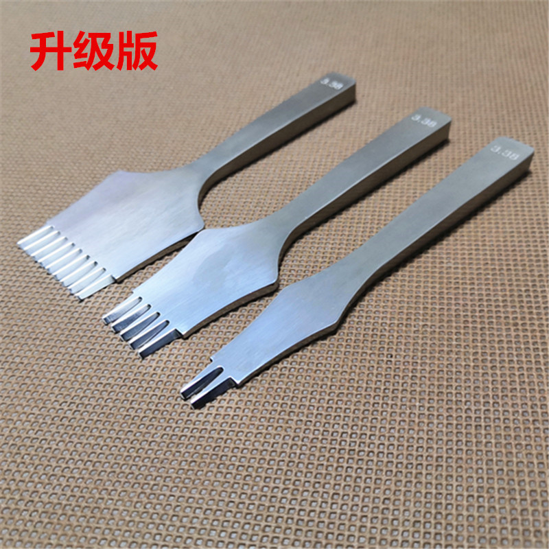 优特法斩斜平斩diy皮革打孔工具斩齿间精细打磨抛光皮革打孔器