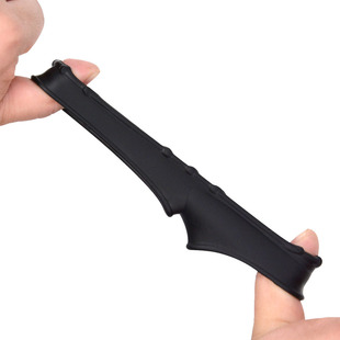 Men's Silicone Rein Ring Penile Collar Scrotum Restraint Sensitive cockring Sex Products