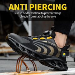 Cross-border new safety toe boots, lightweight, steel toe, anti-punching, anti-pricking safety shoes