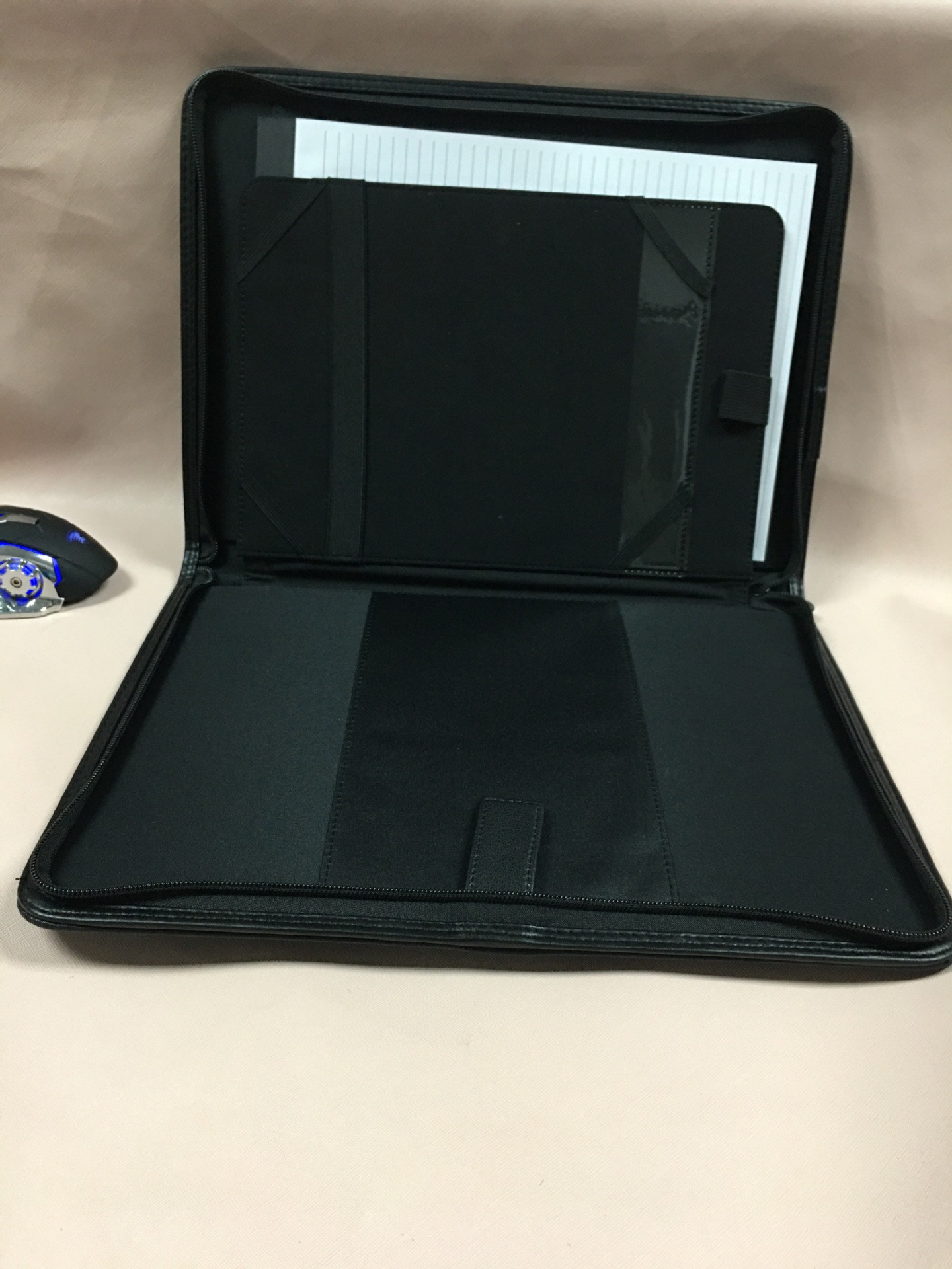 定做拉链文件包文件夹带平板支架