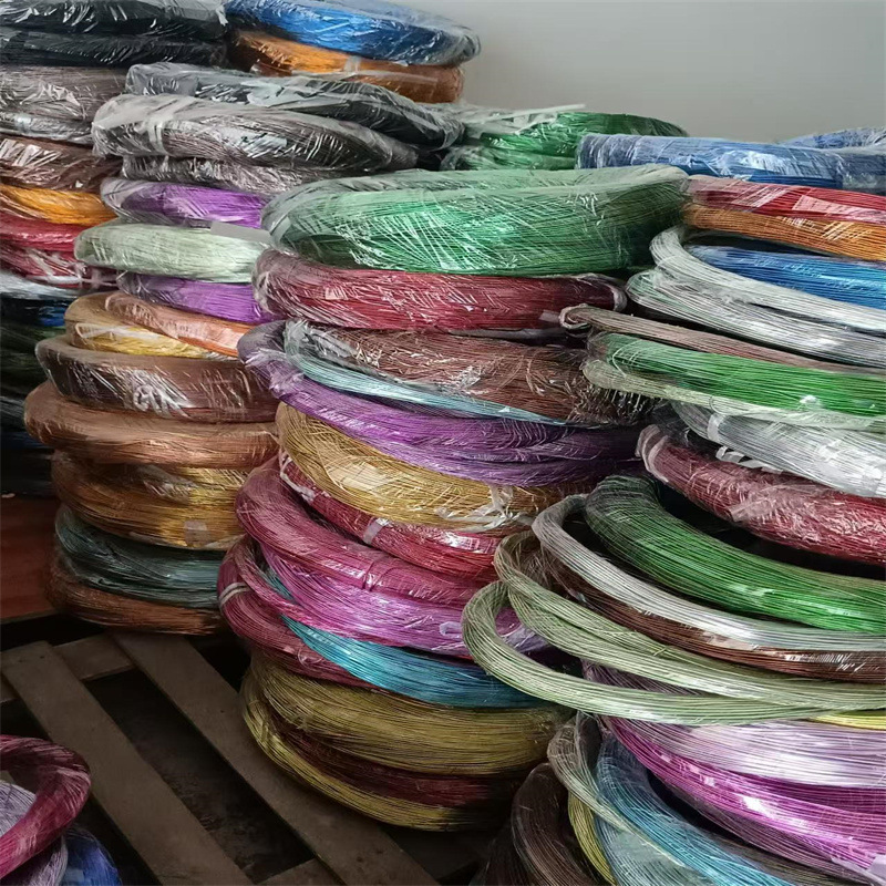 彩色铝线手工编织DIY工艺品饰品摆件造型氧化铝丝10米30米/卷套装
