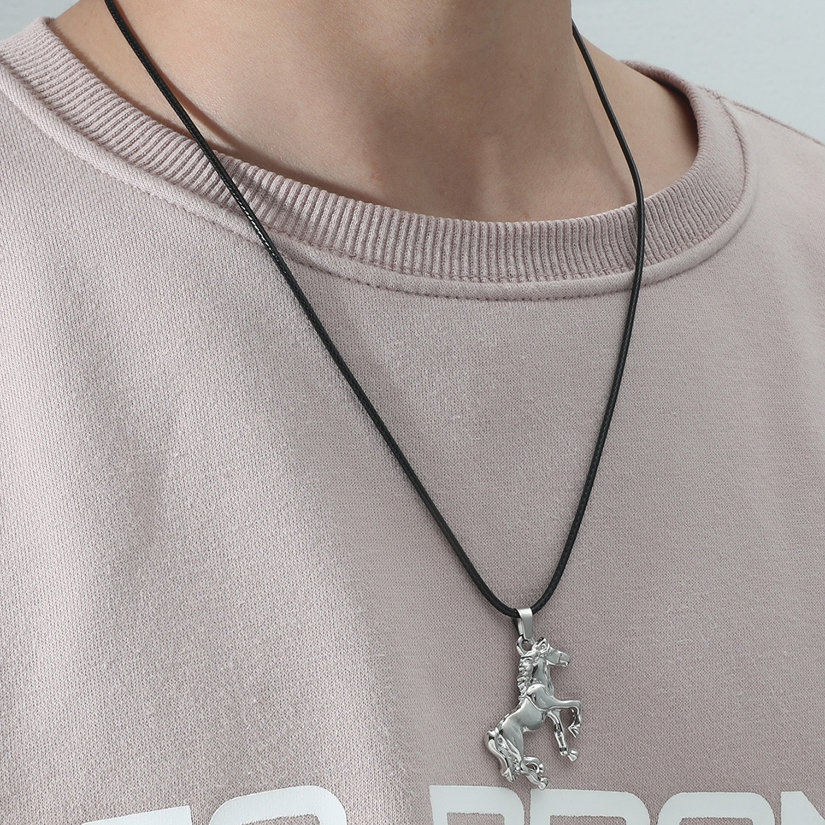 Wholesale Jewelry Fashion Pegasus Titanium Steel Necklace Nihaojewelry