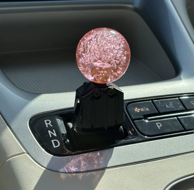accessory, practical gear shift lever, Cab and accessories - a-set-of-transparent-pink-ball-tips-jade-texture