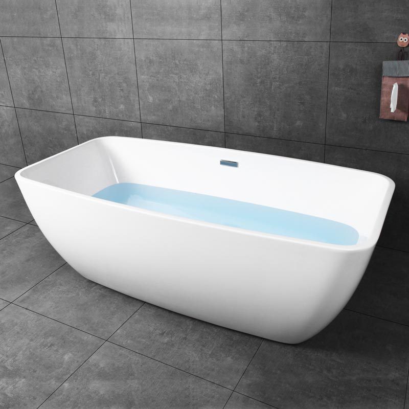 Bañera de acrílico bañera integrada independiente bañera sin costuras pequeño apartamento ganso huevo Red hogar adulto bañera