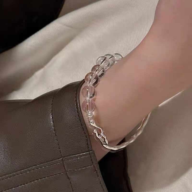 s925纯银韩版手链女高级感简约个性百搭情侣手饰小众设计甜美时尚|undefined