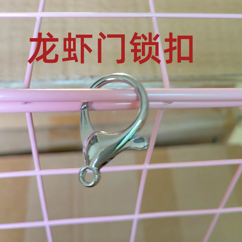 マジックピース diy 鉄ネット猫ケージ犬鶏小屋ウサギペットフェンスヴィラパーティションバックルフラワースタンド収納キャビネット|undefined