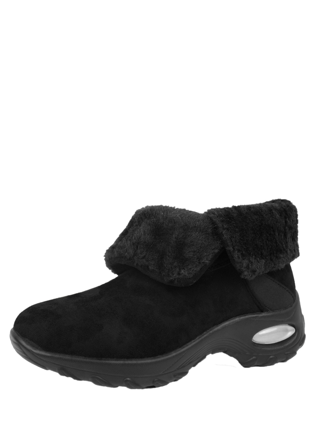 Stivali da neve da donna in cotone cashmere e stampa leopardata, di grandi dimensioni, nuovi, caldi, invernali, con suola spessa_voghion.com