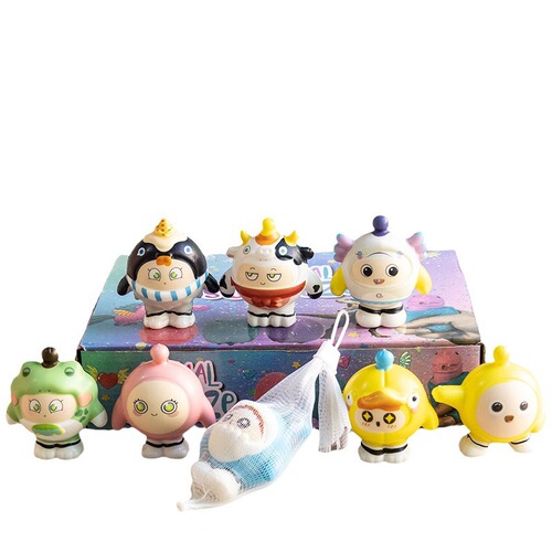 Xiao Danzai Nian Nian Le Pu Slow Rebound Danzai Pai Dui Stress Relief Squeeze Toy Same Style Desk Ornament