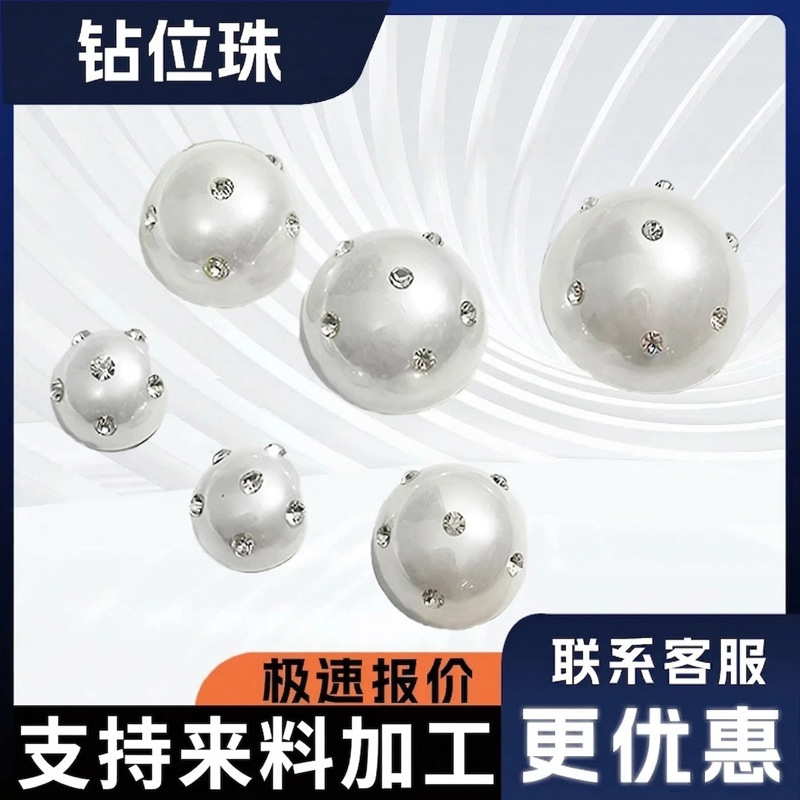 White earrings pearl