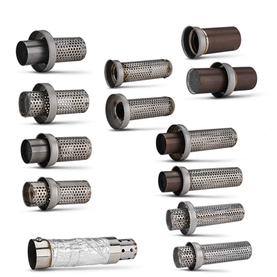 Catalytic Honeycomb Back-Pressure Stainless: Motorcycle exhaust pipe