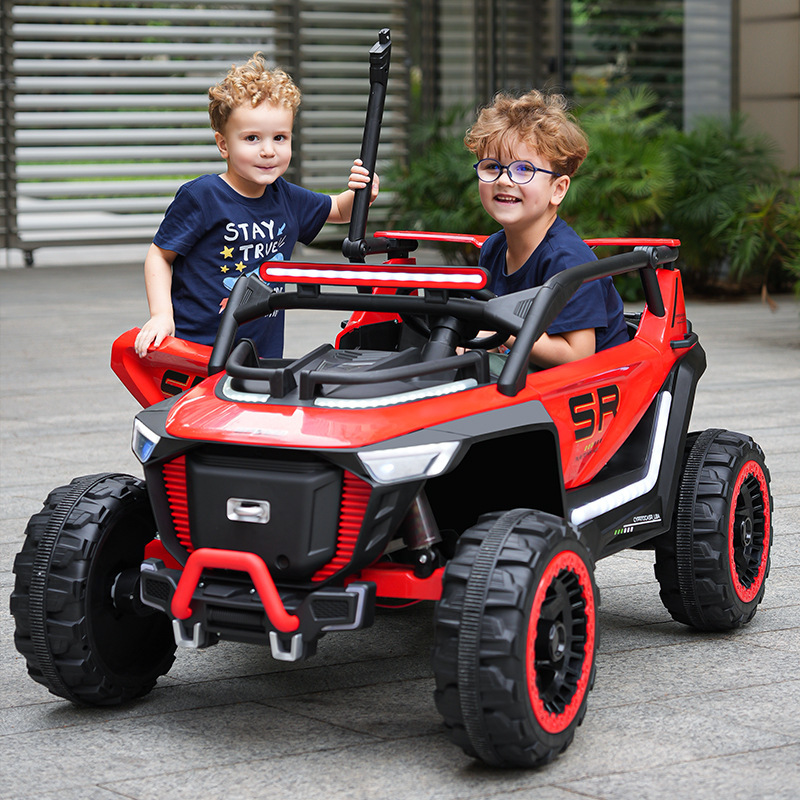 Children's electric car baby off-road vehicle can sit two people can ride remote control off-road vehicle