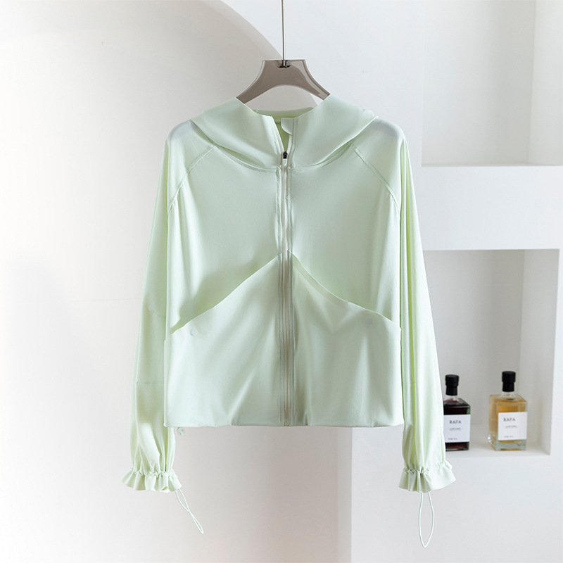 Nueva ropa de protección solar de alta calidad sin marcas confortable de verano para mujeres transpiración deportiva al aire libre anti-UV sombra solar