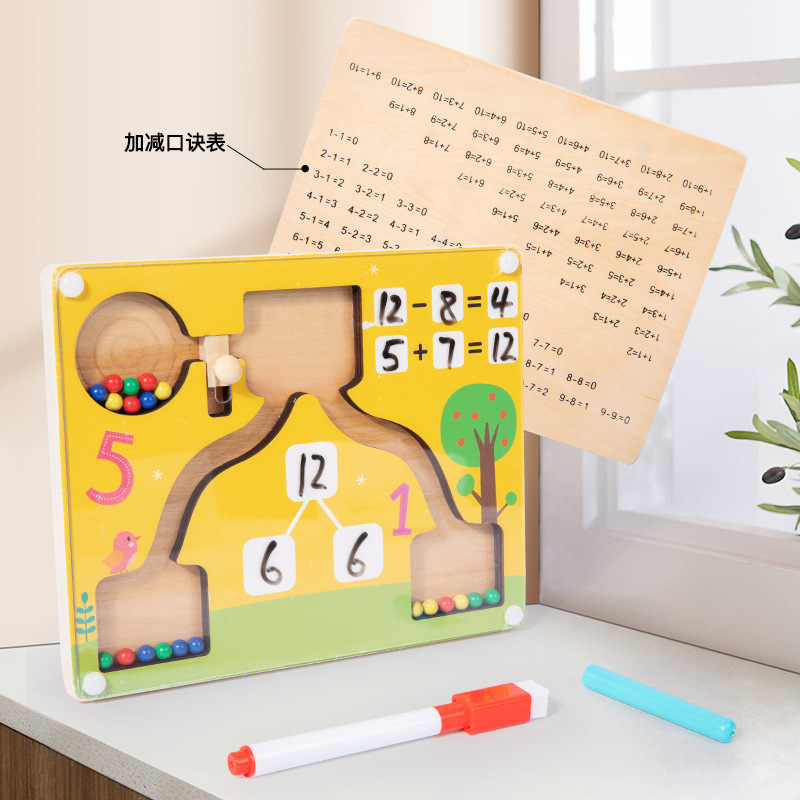 Niños descomposición digital 1-20 adición y resta aritmética enseñanza ayuda artefacto kindergarten pluma magnética educación temprana juguetes educativos