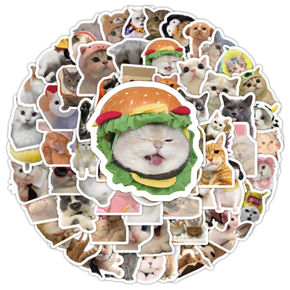 1 Set Dog Cat Learning PVC Self-adhesive Cute Stickers display picture 10