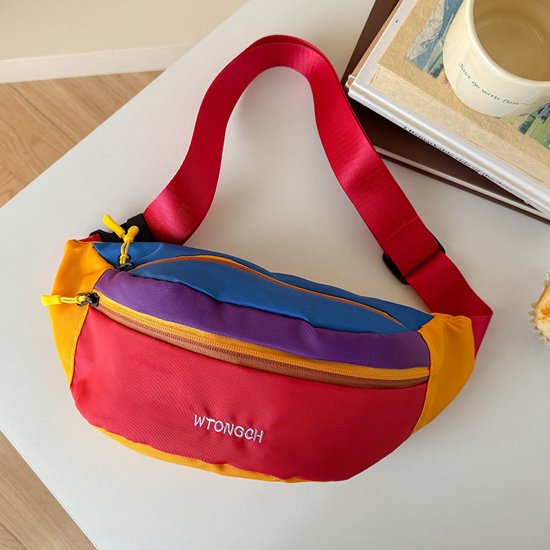 Bolsa de pecho de moda coreana para niños y niñas, bolso de pecho de gran capacidad, bolso de viaje ligero para niños, nuevo bolso de comercio exterior para niños