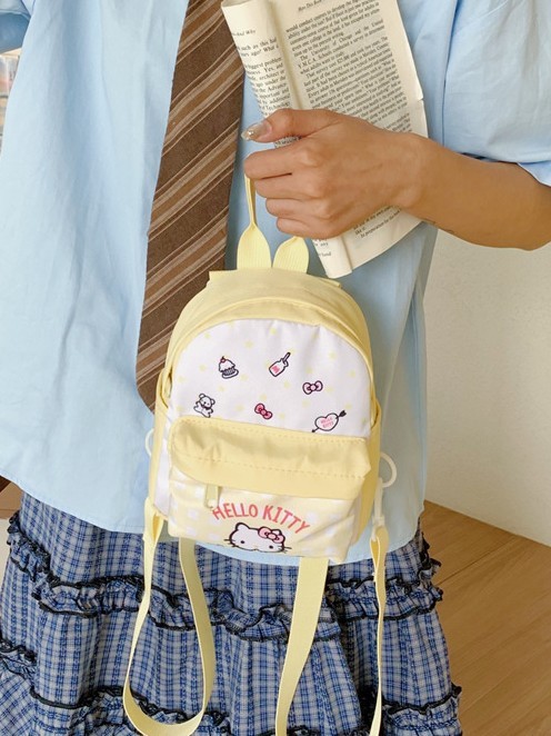 かわいい子猫インスタイル幼稚園生バックパック甘くて多用途な通勤バックパックキャンパススタイルスクールバッグ|undefined