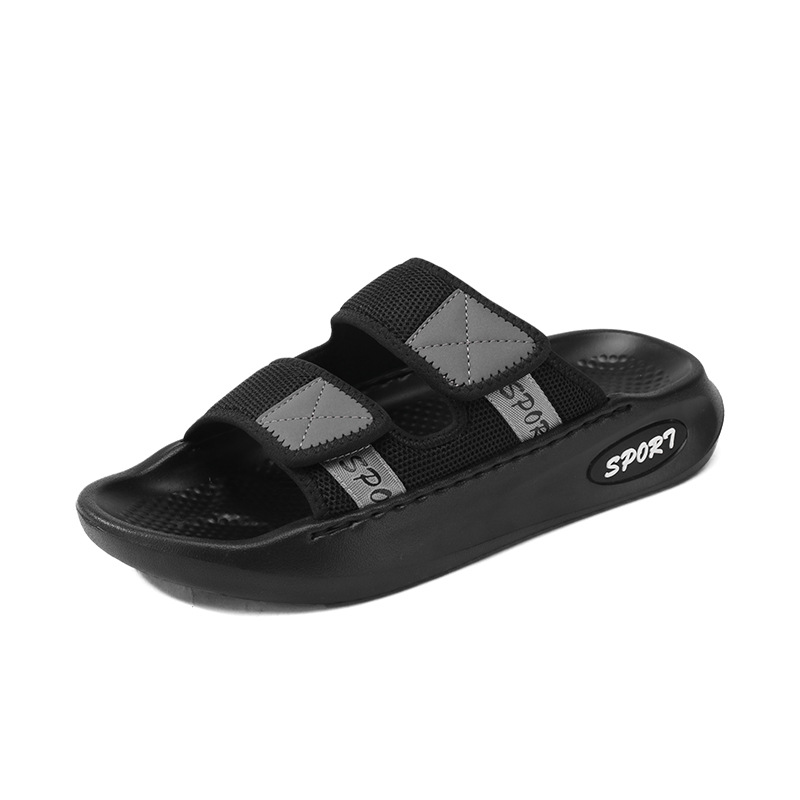 Sandalias transfronterizas para hombre 2025 verano al aire libre antideslizante casual suela suave resistente al desgaste para conducir zapatillas de playa de doble uso al por mayor