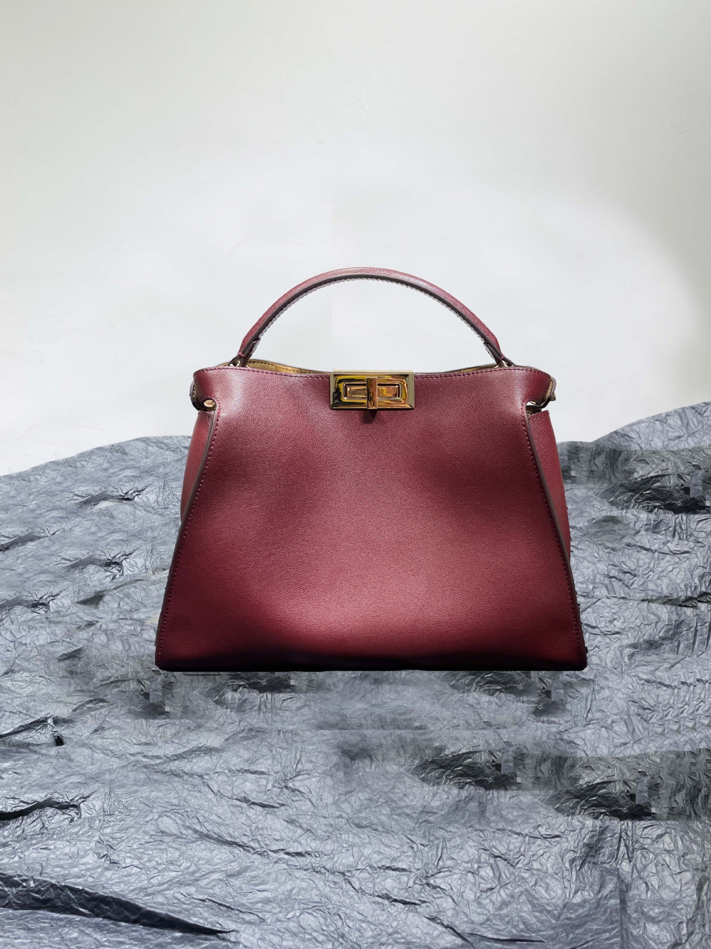 2023 New Classic Genuine Leather Cat Bag Handbag Shoulder Crossbody Bag For Women With Lock Cowhide Leather Purse - Thumbnail 6