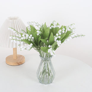 Lily of the valley artificial flower fresh ins style home decoration leisure hall decoration flower arrangement ornaments fake flower shooting props