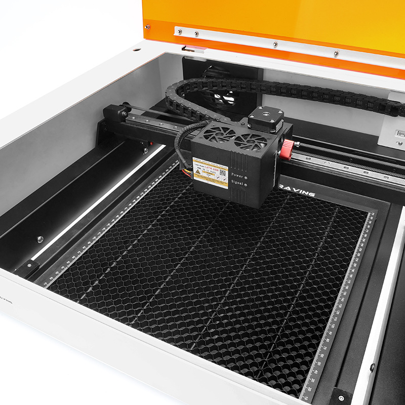 T4 máquina de grabado láser inteligente 10w de alta precisión de tablero de madera máquina de grabado y corte directa de fábrica