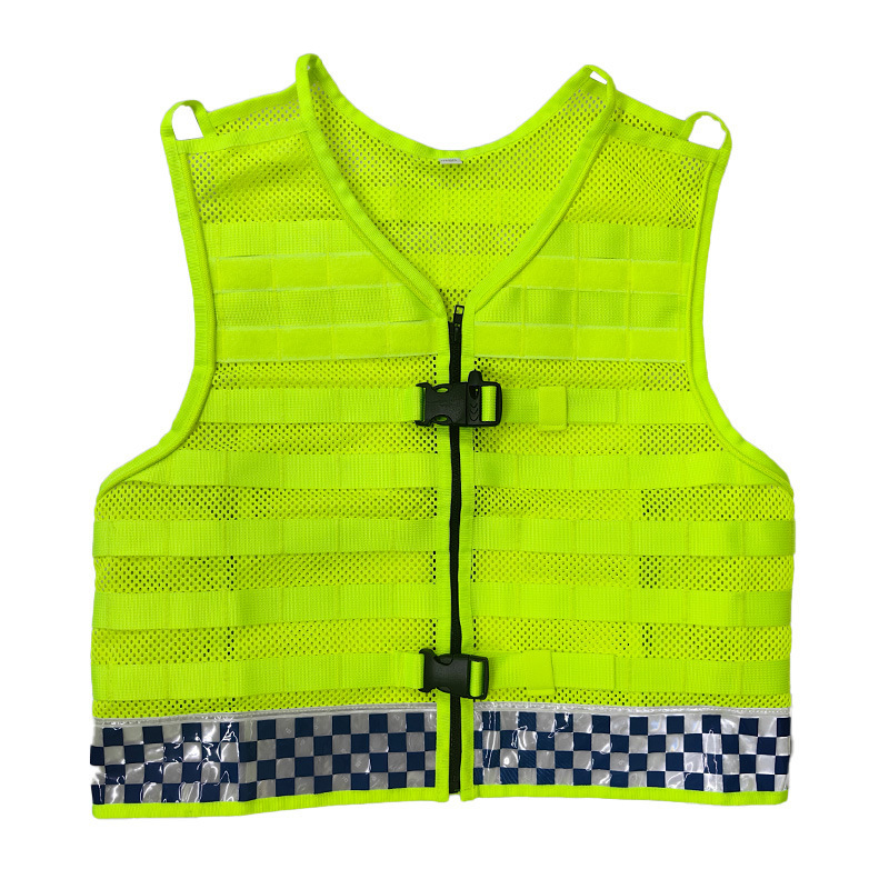 Shenzhen Subway Security Patrol Vest, Same Style Traffic Duty Reflective Tactical Vest, Patrol and Security, Light and Breathable