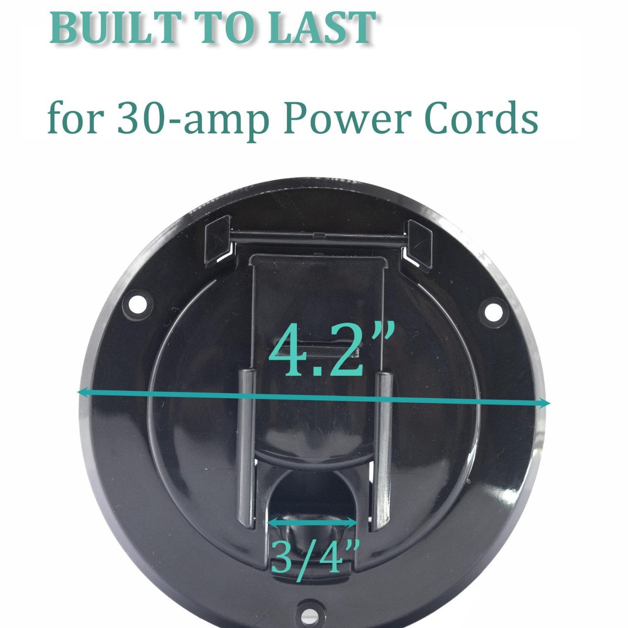 Rv Wire Hatch Round Wire Hatch Threading Hole Yacht Accessories Black Wire Storage Box Rv Accessories