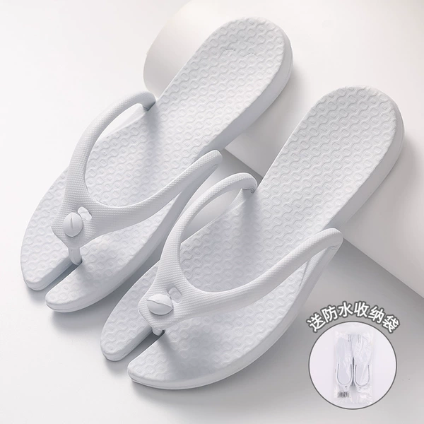 Portable slippers light blue