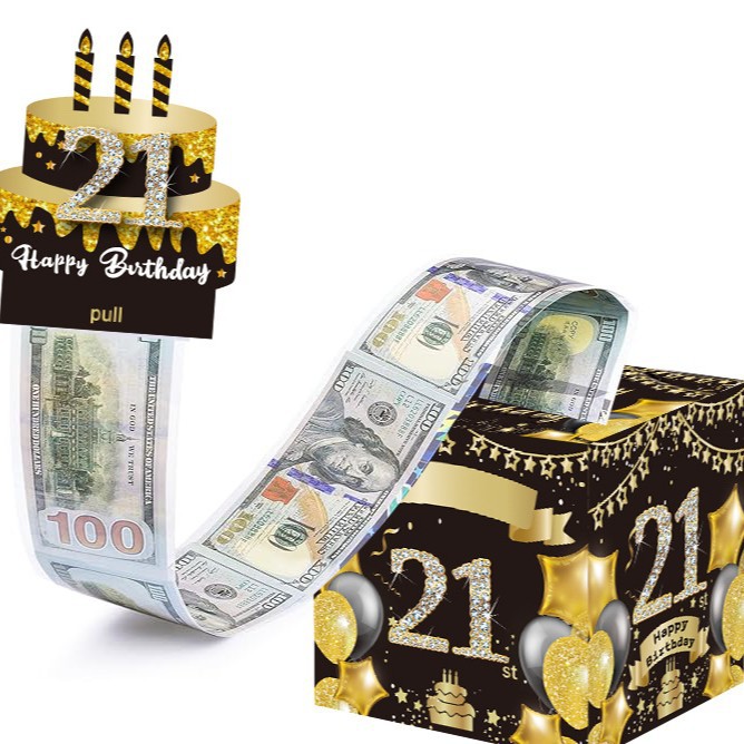 现货送生日抽钱盒21