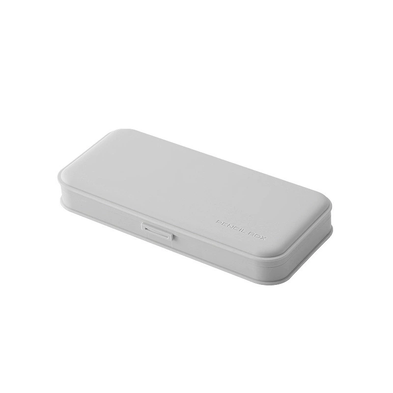 Pencil case, cream universal plastic storage box for students, DIY