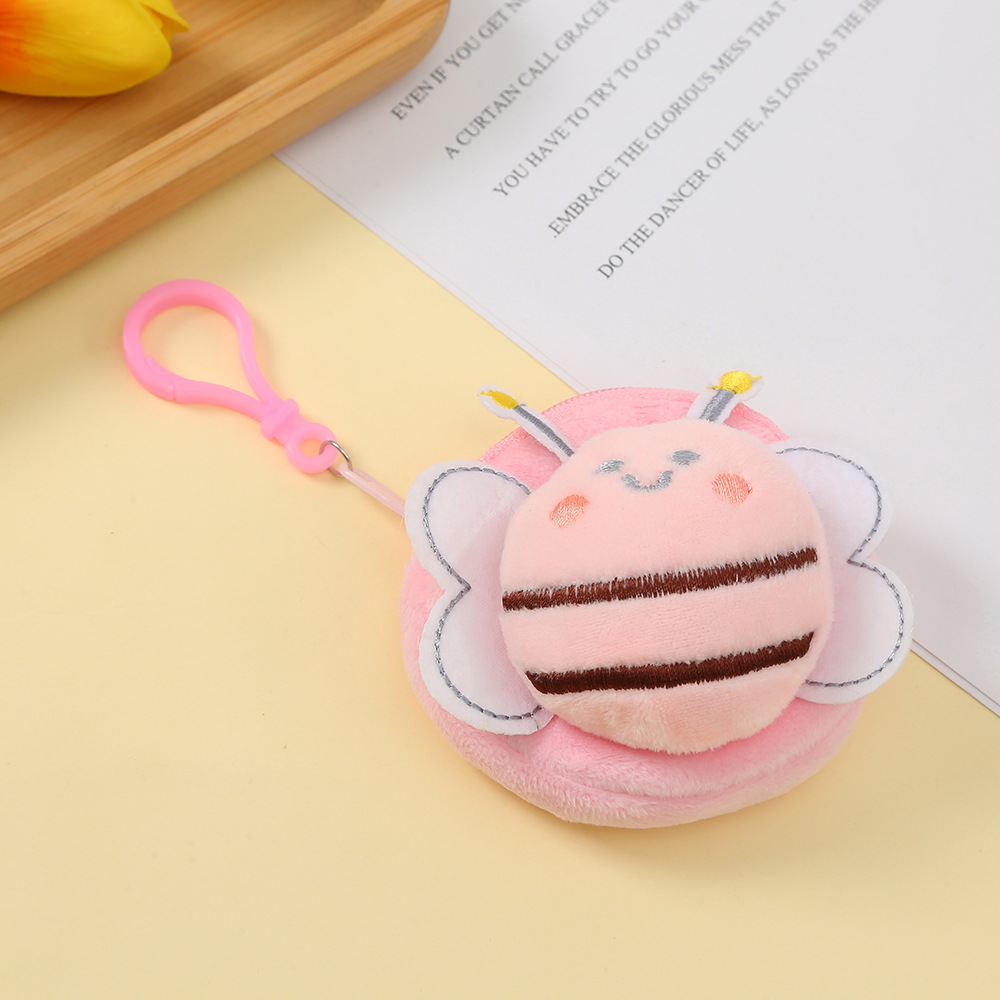Women's Bee Plush Zipper Coin Purses display picture 1