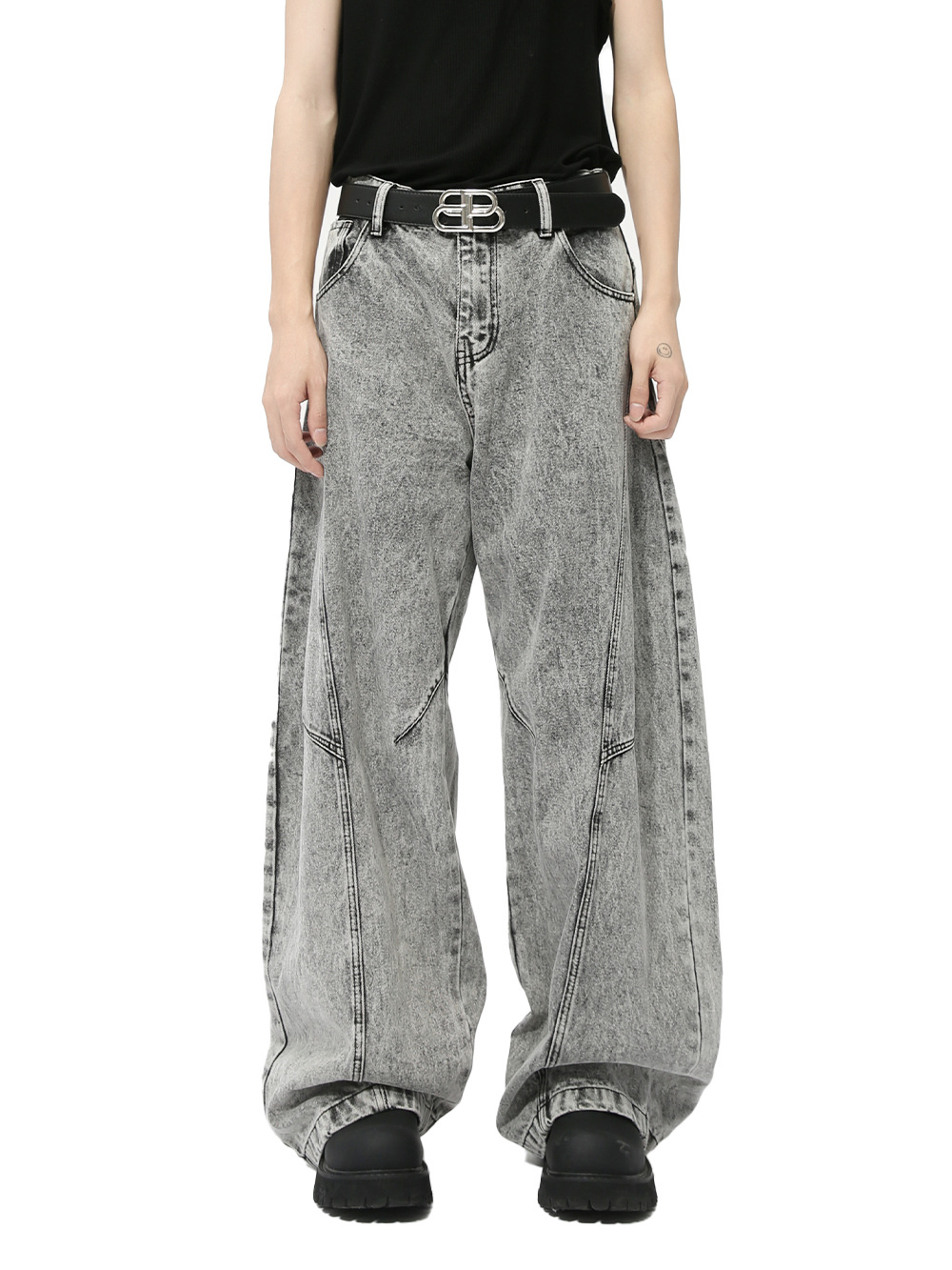 MTLCLOTHES Hombres| Otoño estilo americano vintage chaqueta con capuzas machetes pantalones de piernas largas jeans