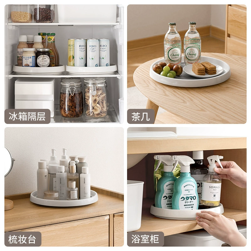 Кухонная rotating spice rack вращающийся пряный стеллаж настольный хранение косметики, пряничный стеллаж