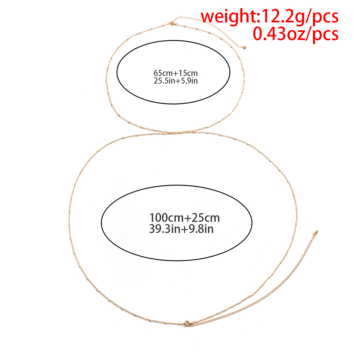 Fashion Solid Color Copper Plating Womenu0027S Body Chain