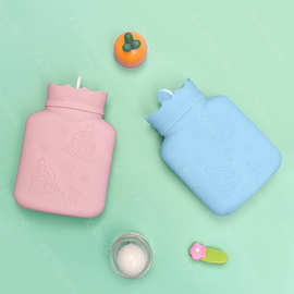 硅胶热水袋注水暖手宝便捷暖肚子保暖袋微波炉加热暖水袋