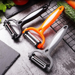 新商品の三合一瓜はステンレスの皮むき器を削ります。