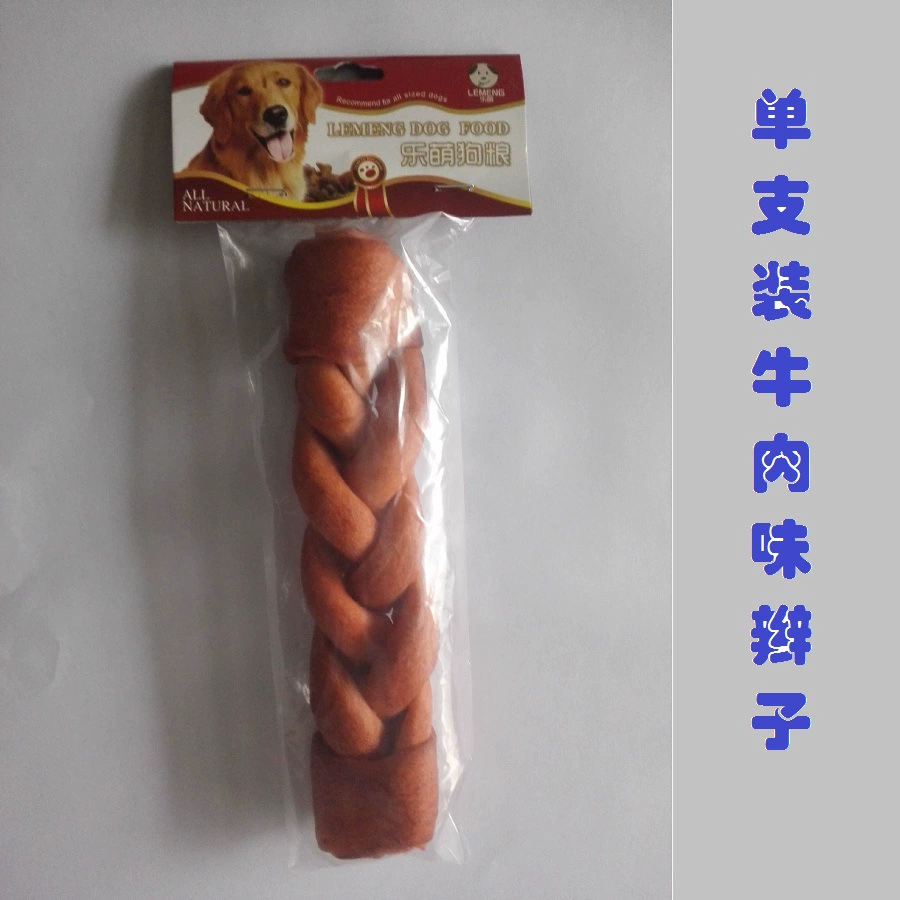 Производители обеспечивают домашнее животное закуски собака корм оптом говядина аромат воловья пена оплетка домашнее животное закуски