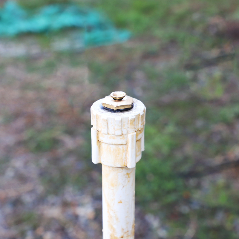 4 puntos todo cobre jardinería chorro techo refrigeración ahorro de agua refracción de cuatro agujeros plano césped atomizador libre de impuestos