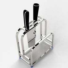 304不锈钢刀架砧板架厨房置物架用品案板菜板收纳架子刀座刀具无