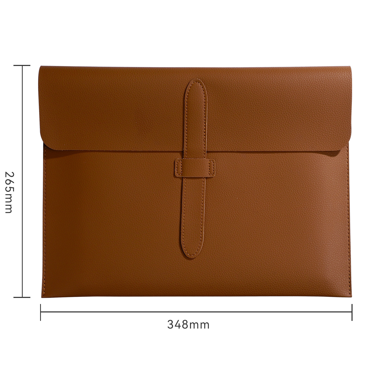 Bolsa de documentos de cuero Maletín Carpeta comercial Bolsa de información de almacenamiento Contrato Bolsa de archivo portátil impermeable engrosada