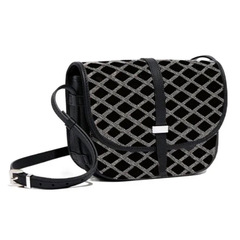 Dogtooth クラシックプリント メッセンジャーバッグ HOBOバッグ シャンティバッグ 脇下通勤バッグ ショルダーバッグ 斜め掛けバッグ